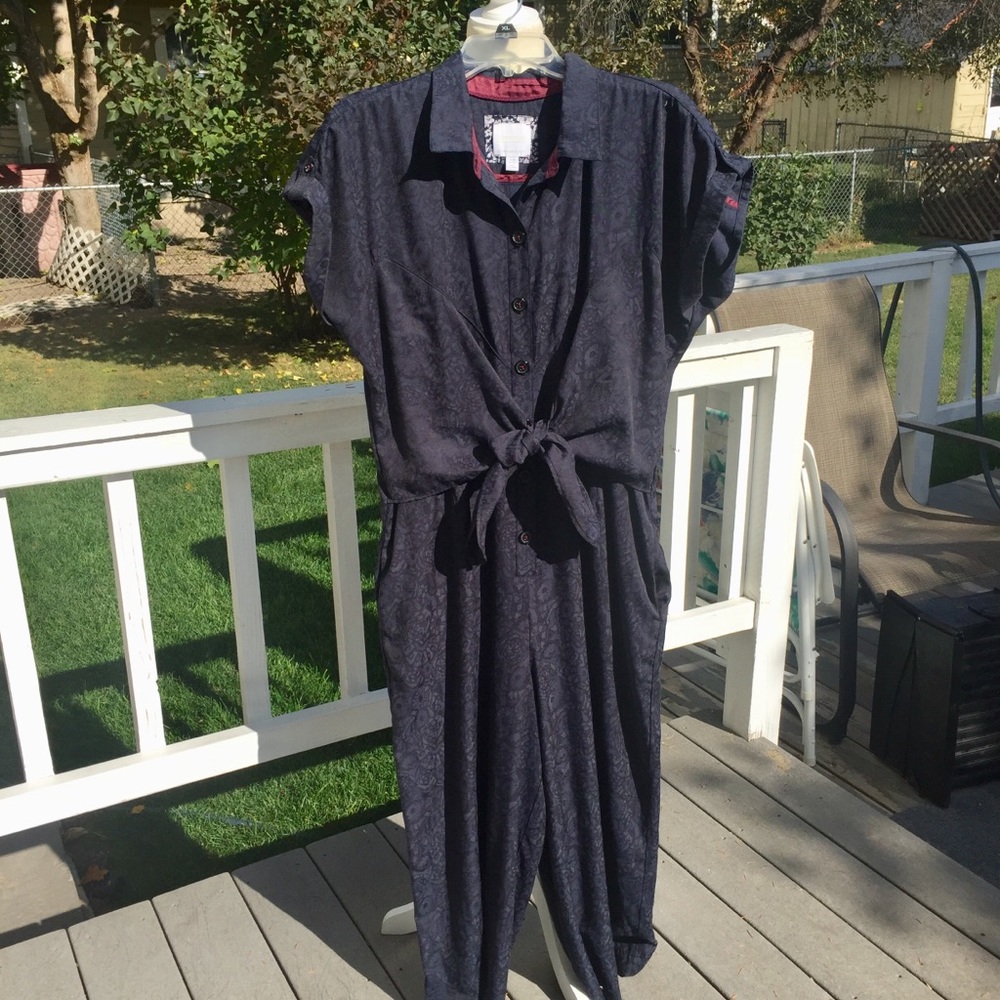 ETTIWE Navy Jumpsuit. size 14 - Picture 3 of 10